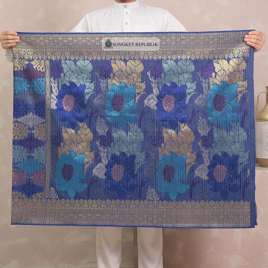 SAMPIN TENUN TANGAN HD PREMIUM - Navy Blue-4002