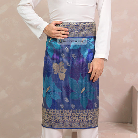 SAMPIN TENUN TANGAN HD PREMIUM - Navy Blue-4017