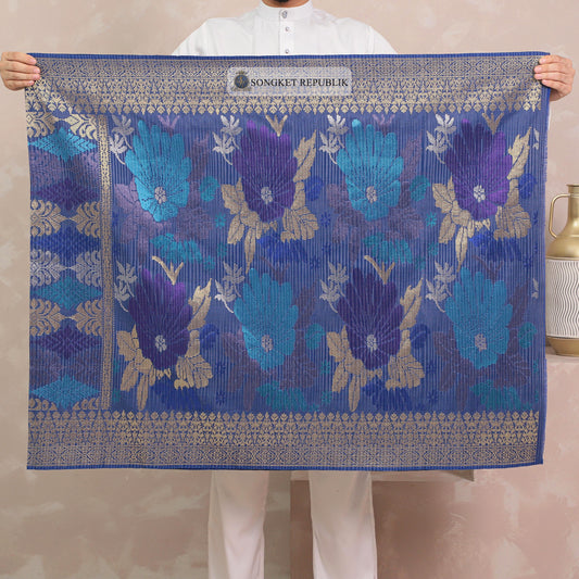 SAMPIN TENUN TANGAN HD PREMIUM - Navy Blue-4022