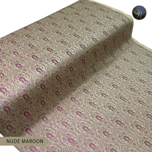 Brocade Nude_Maroon-1044