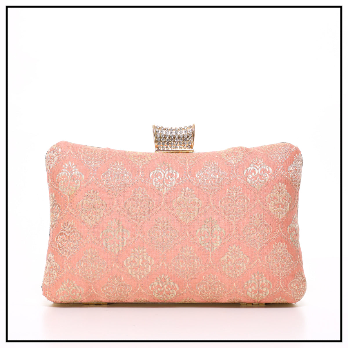 CLUTCH SONGKET HAND BAG - PEACH
