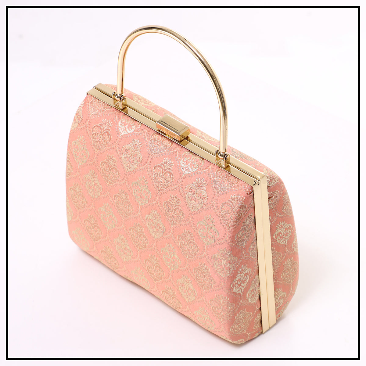 CLUTCH SONGKET HAND BAG - PEACH