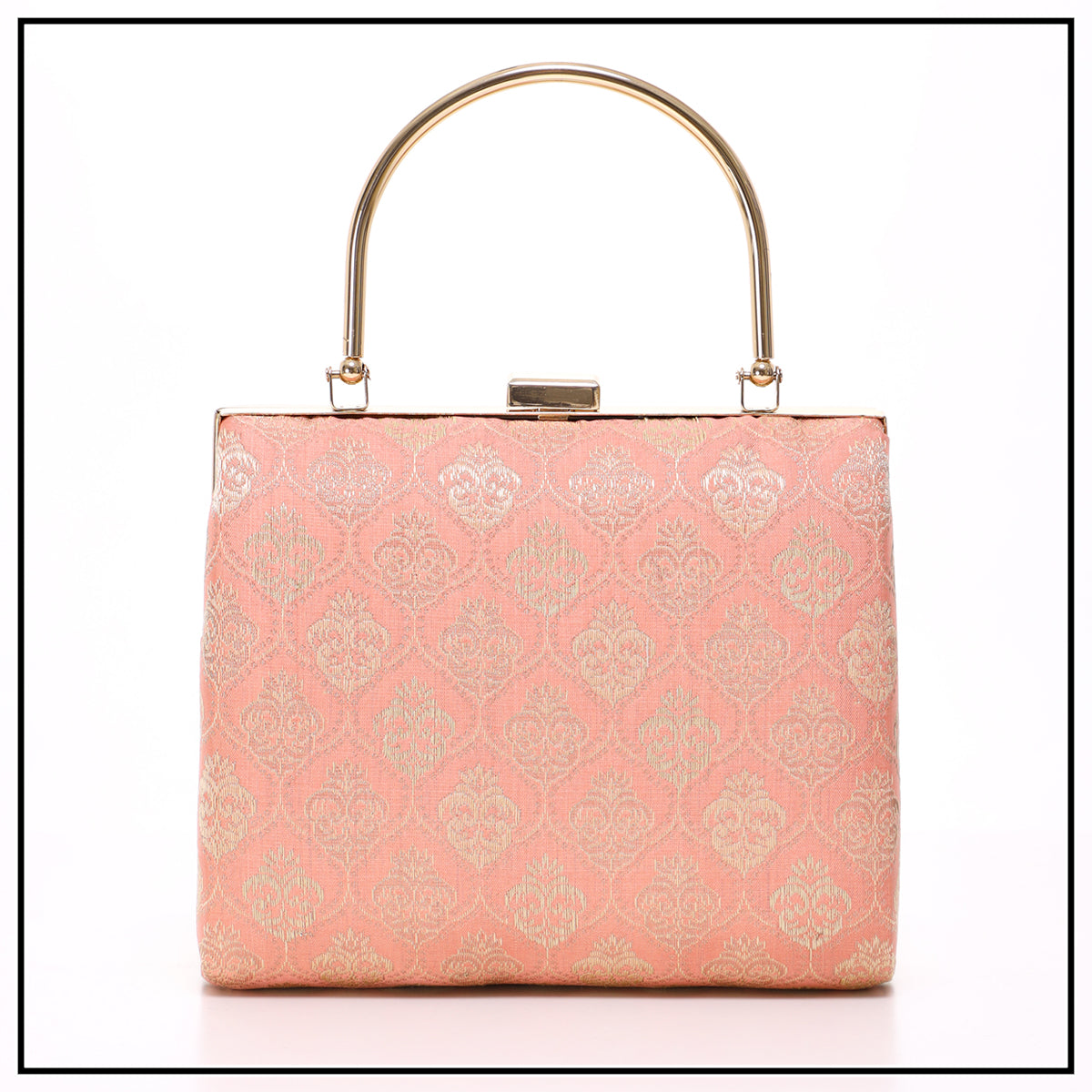 CLUTCH SONGKET HAND BAG - PEACH