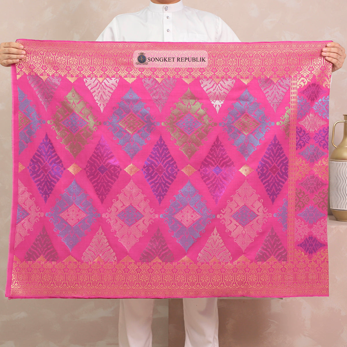 SAMPIN TENUN TANGAN HD PREMIUM - Pink-2006