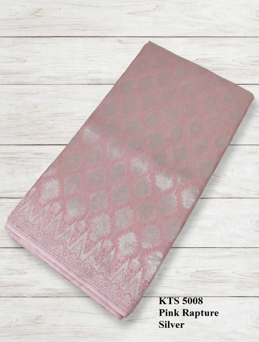 Songket Kaktus Pink Rapture Silver-5008