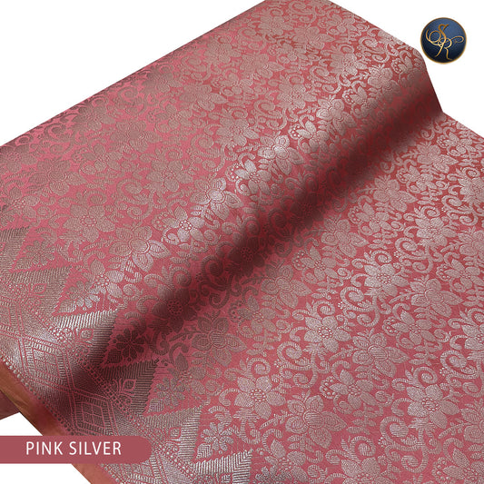Brocade Pink Silver-1032
