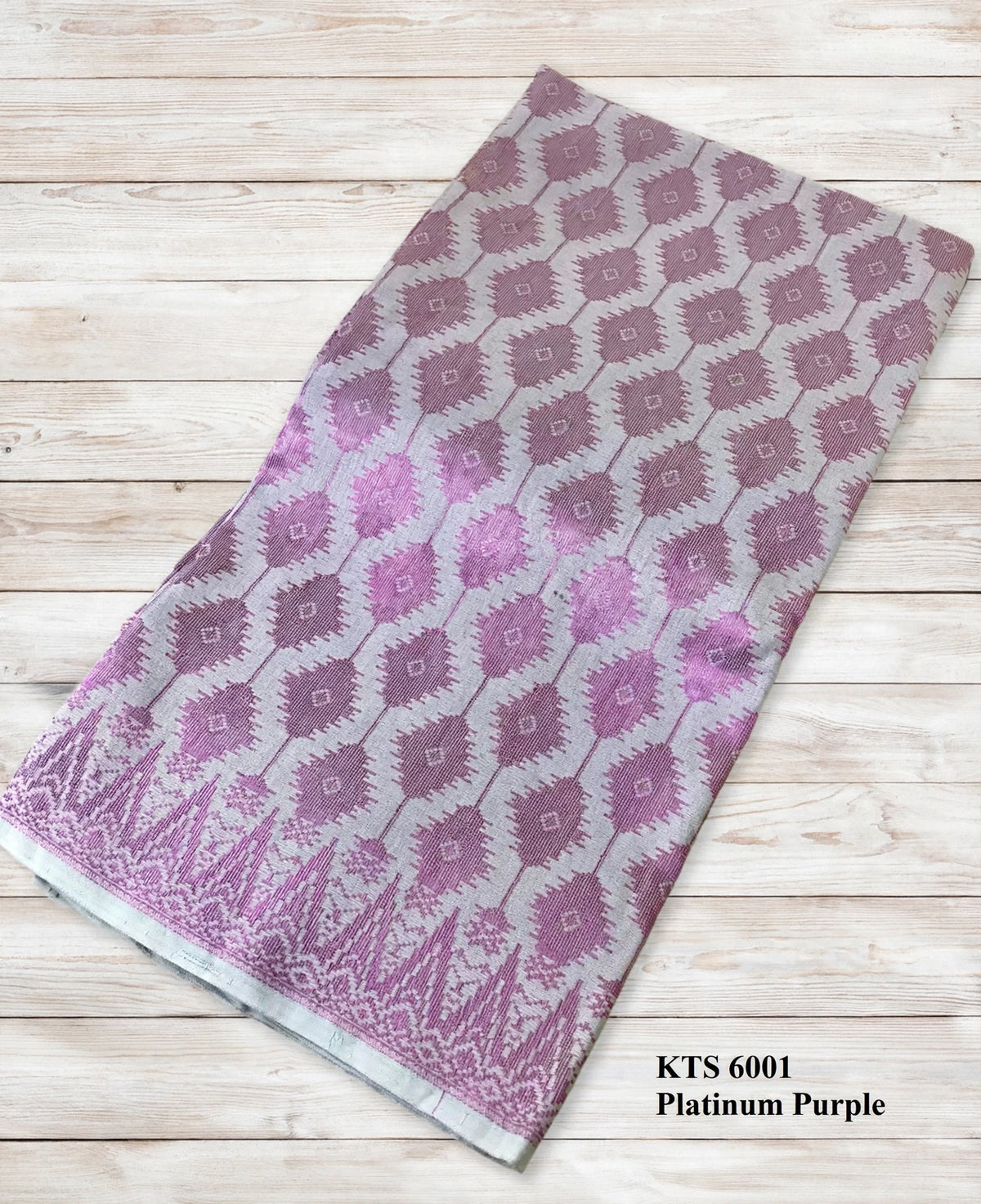 Songket Kaktus Platinum Purple-6001