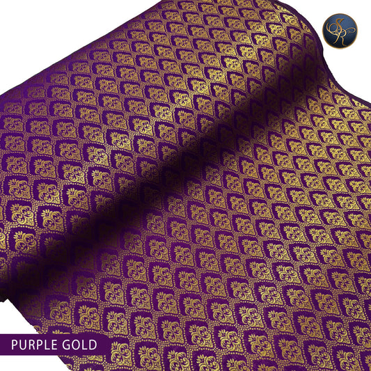 Brocade Purple Gold-1020