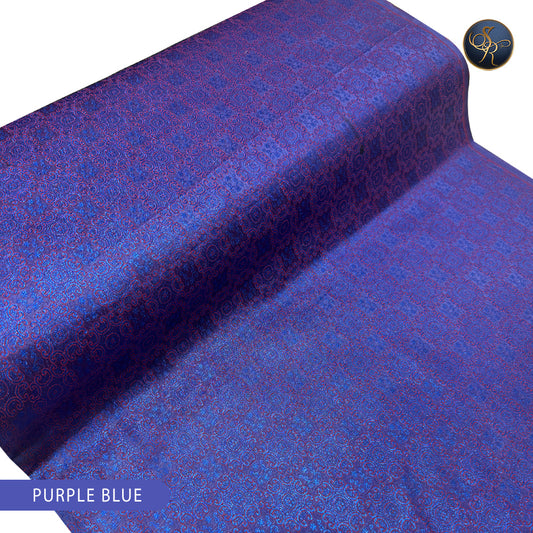 Brocade Purple Blue-1049