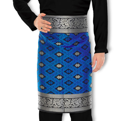 Tabur Klasik Royal Blue Silver-3021