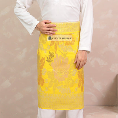 SAMPIN TENUN TANGAN HD PREMIUM - Royal Yellow-3001