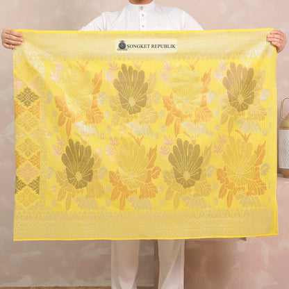 SAMPIN TENUN TANGAN HD PREMIUM - Royal Yellow-3002