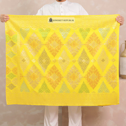 SAMPIN TENUN TANGAN HD PREMIUM - Royal Yellow-3006