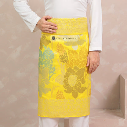 SAMPIN TENUN TANGAN HD PREMIUM - Royal Yellow-3012