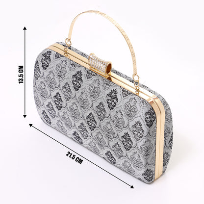 CLUTCH SONGKET HAND BAG - CREAM