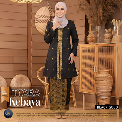 KEBAYA TYARA BLACK GOLD-1002