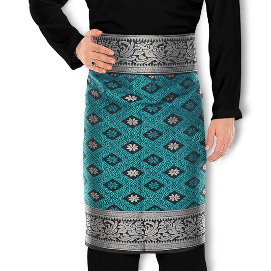 Tabur Klasik Turquoise Green Silver-3027