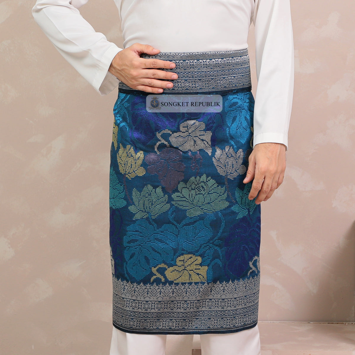 SAMPIN TENUN TANGAN HD PREMIUM - Turquoise-4007