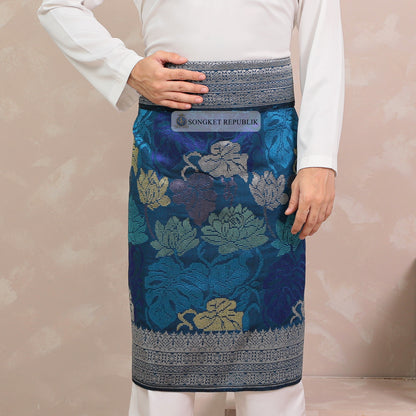 SAMPIN TENUN TANGAN HD PREMIUM - Turquoise-4007