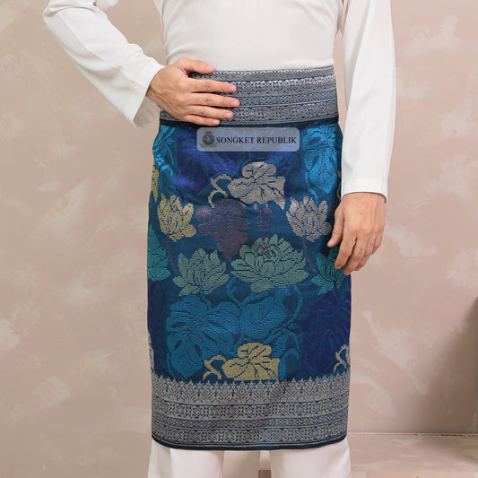 SAMPIN TENUN TANGAN HD PREMIUM - Turquoise-4007