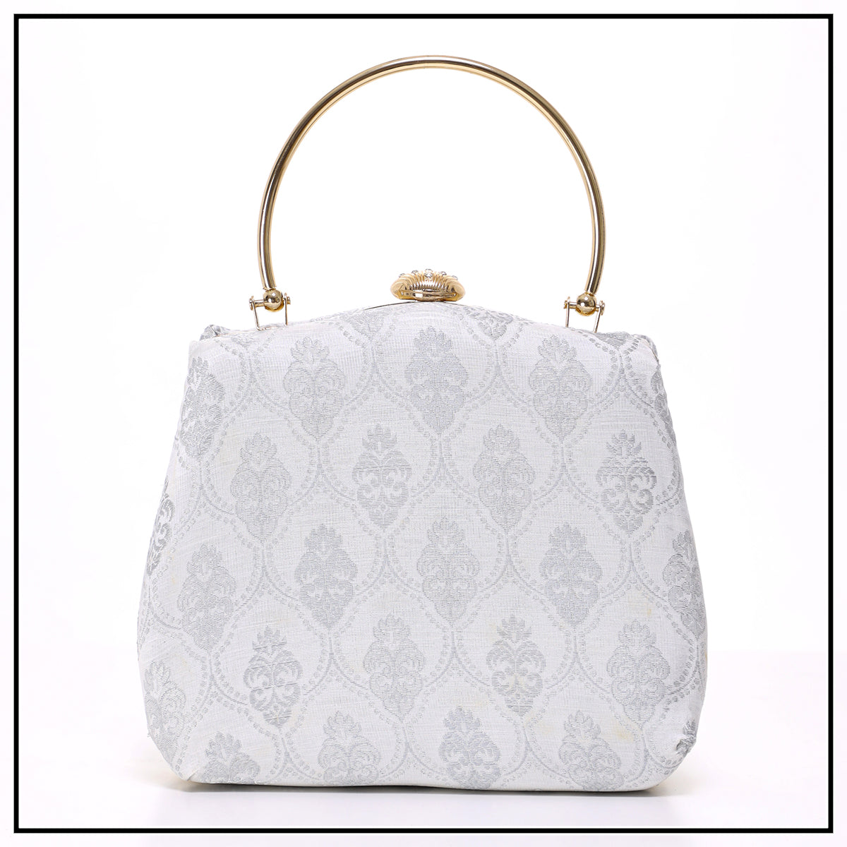 CLUTCH SONGKET HAND BAG - WHITE