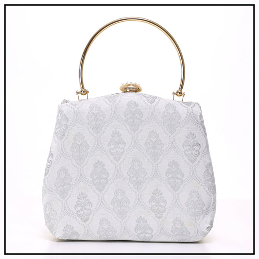 CLUTCH SONGKET HAND BAG - WHITE