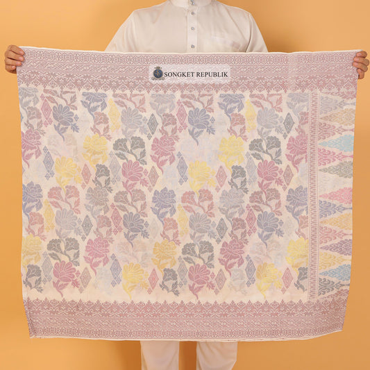 SAMPIN TAN SRI-WHITE MAROON-140
