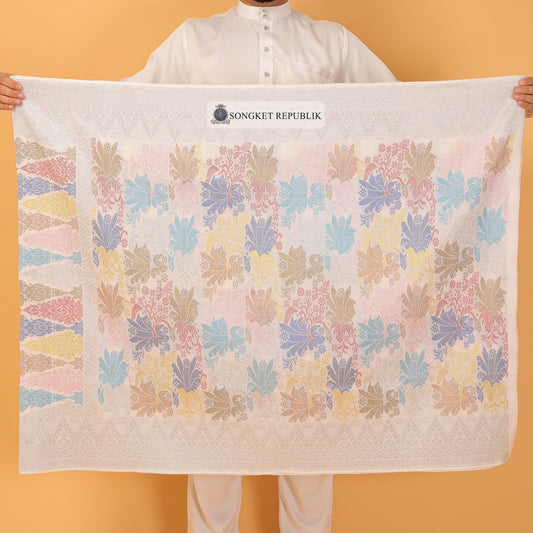 SAMPIN TAN SRI-OFF WHITE SILVER-74