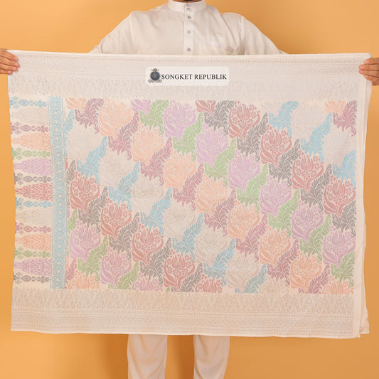 SAMPIN TAN SRI-OFF WHITE SILVER-82