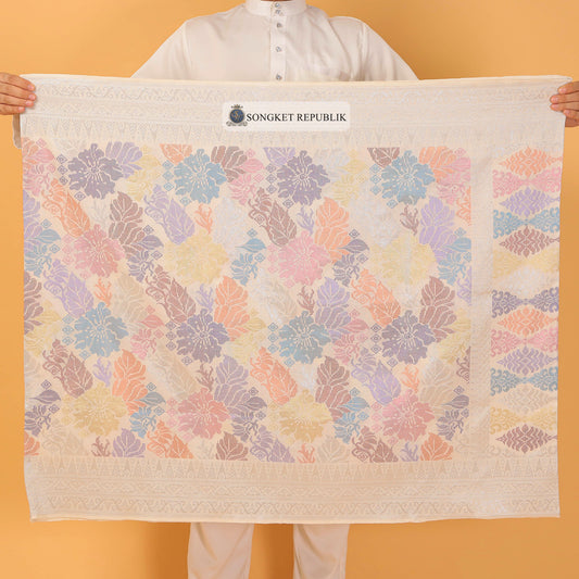 SAMPIN TAN SRI-OFF WHITE SILVER-83