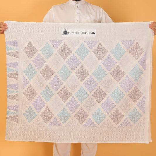 SAMPIN TAN SRI-OFF WHITE SILVER-86