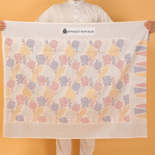 SAMPIN TAN SRI-OFF WHITE SILVER-89