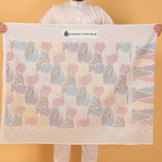 SAMPIN TAN SRI-OFF WHITE SILVER-91