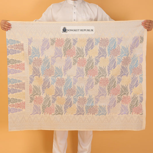 SAMPIN TAN SRI-OFF WHITE SILVER-93