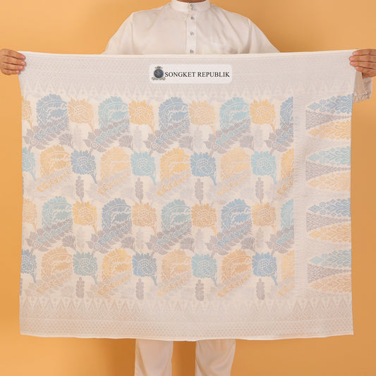 SAMPIN TAN SRI-OFF WHITE SILVER-94