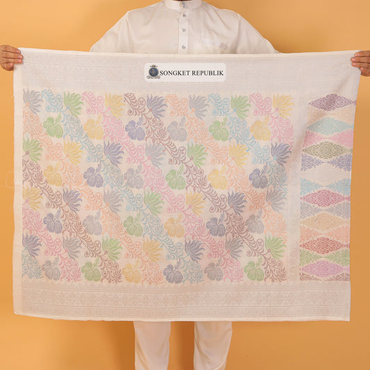 SAMPIN TAN SRI-OFF WHITE SILVER-95