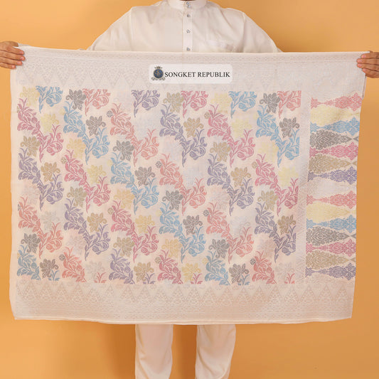 SAMPIN TAN SRI-OFF WHITE SILVER-96