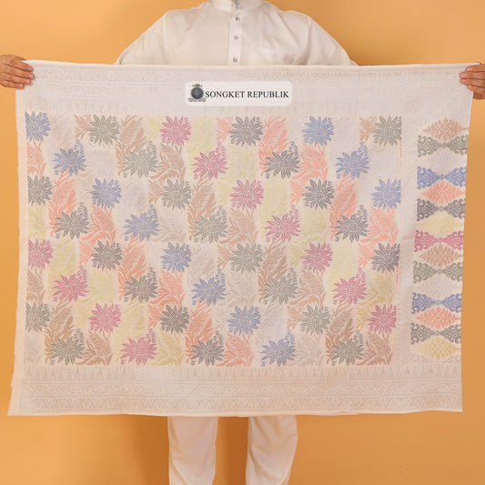 SAMPIN TAN SRI-OFF WHITE SILVER-97
