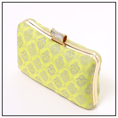 CLUTCH SONGKET HAND BAG - YELLOW