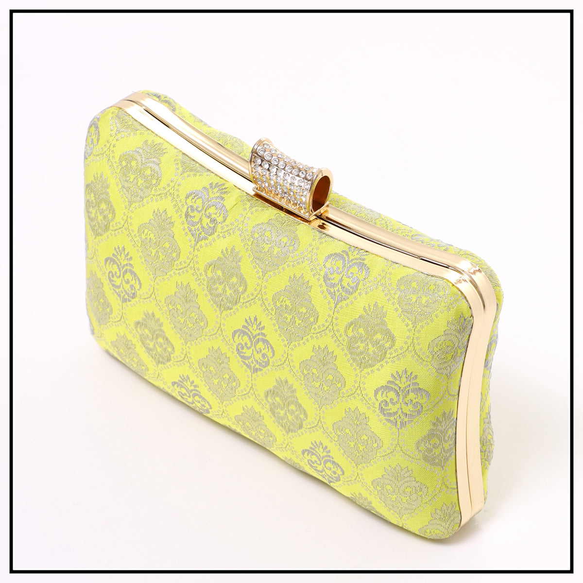 CLUTCH SONGKET HAND BAG - YELLOW