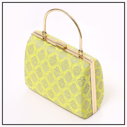 CLUTCH SONGKET HAND BAG - YELLOW
