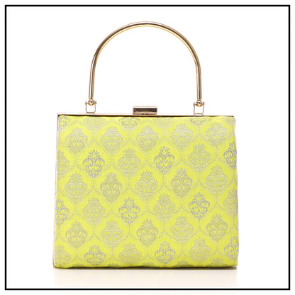 CLUTCH SONGKET HAND BAG - YELLOW