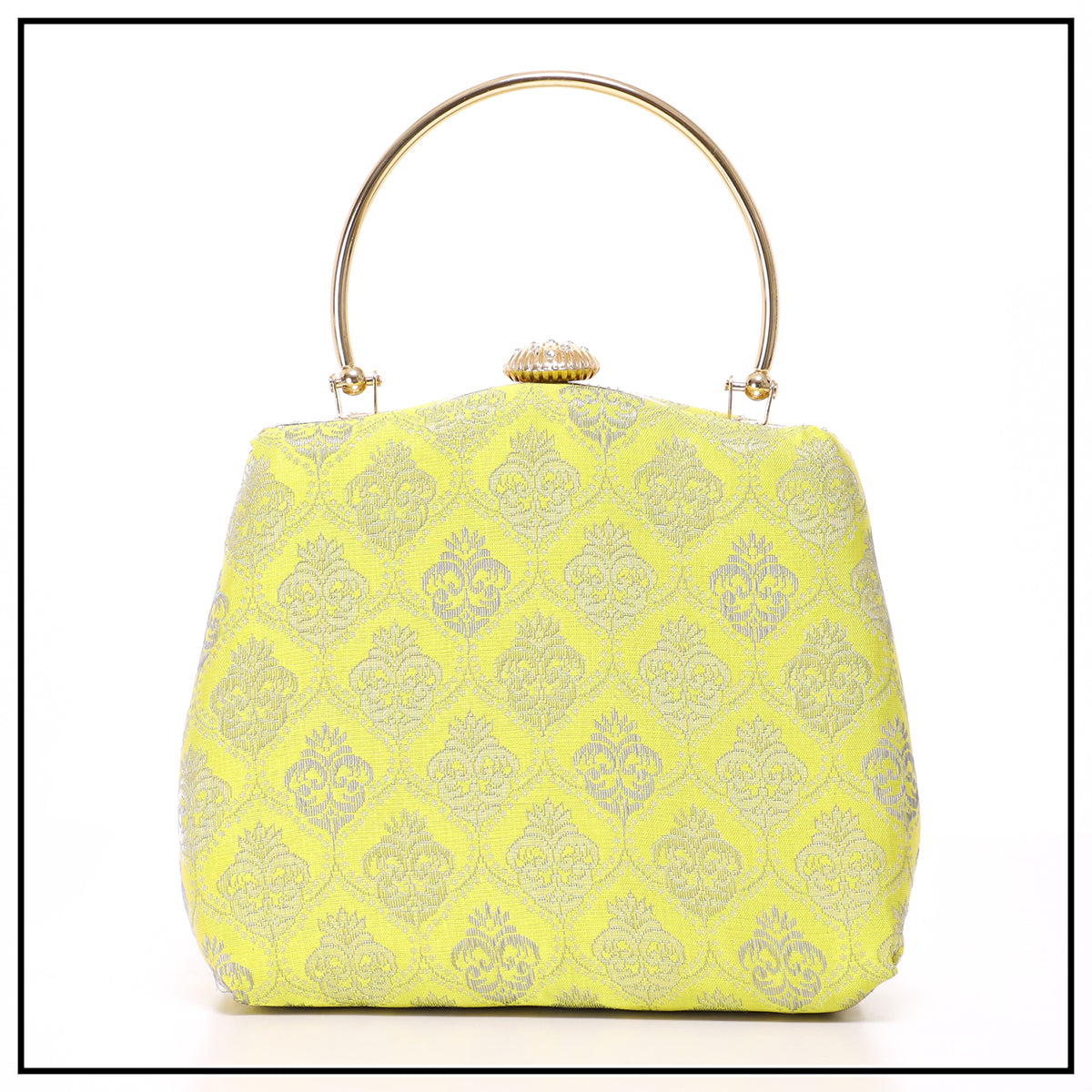 CLUTCH SONGKET HAND BAG - YELLOW