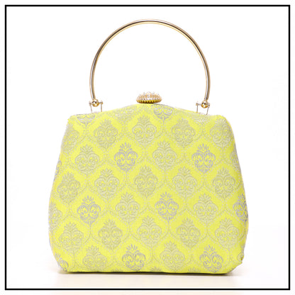 CLUTCH SONGKET HAND BAG - YELLOW