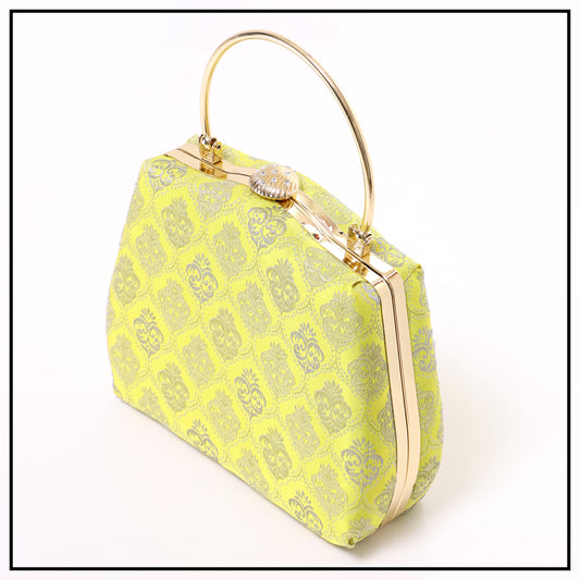 CLUTCH SONGKET HAND BAG - YELLOW