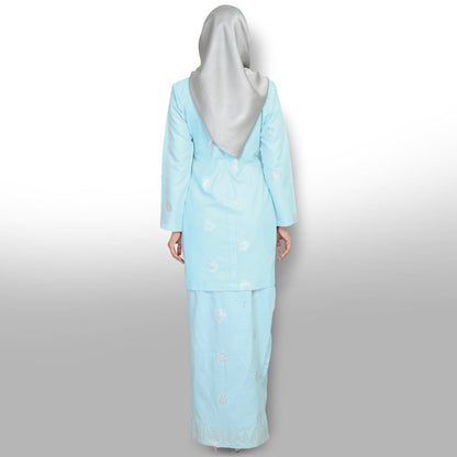 Songket Republik Auliya Kurung Moden-Baby Blue