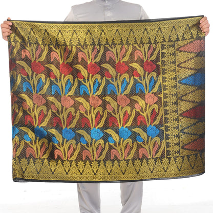 Songket Republik Sampin 3d Exclusive - Black Gold