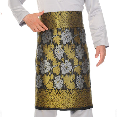 Songket Republik Sampin 3d Exclusive - Black Gold