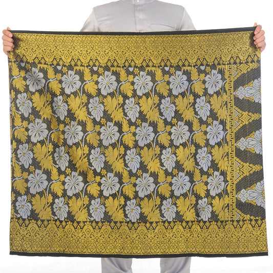 Songket Republik Sampin 3d Exclusive - Black Gold