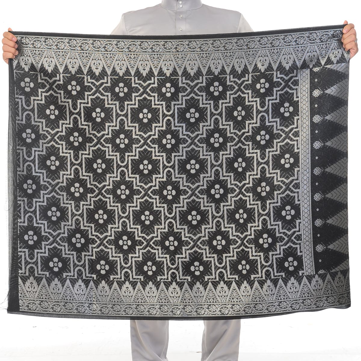 Songket Republik Sampin 3d Exclusive - Black Silver